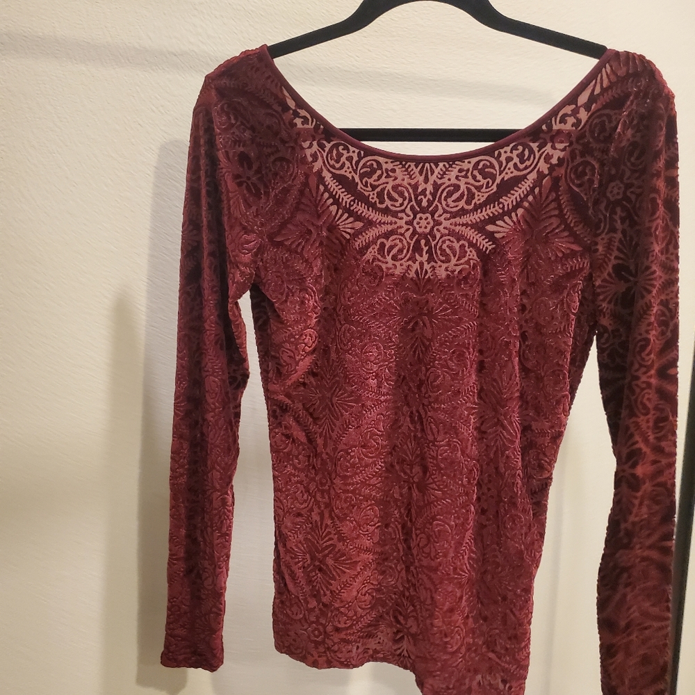 Deep Red top